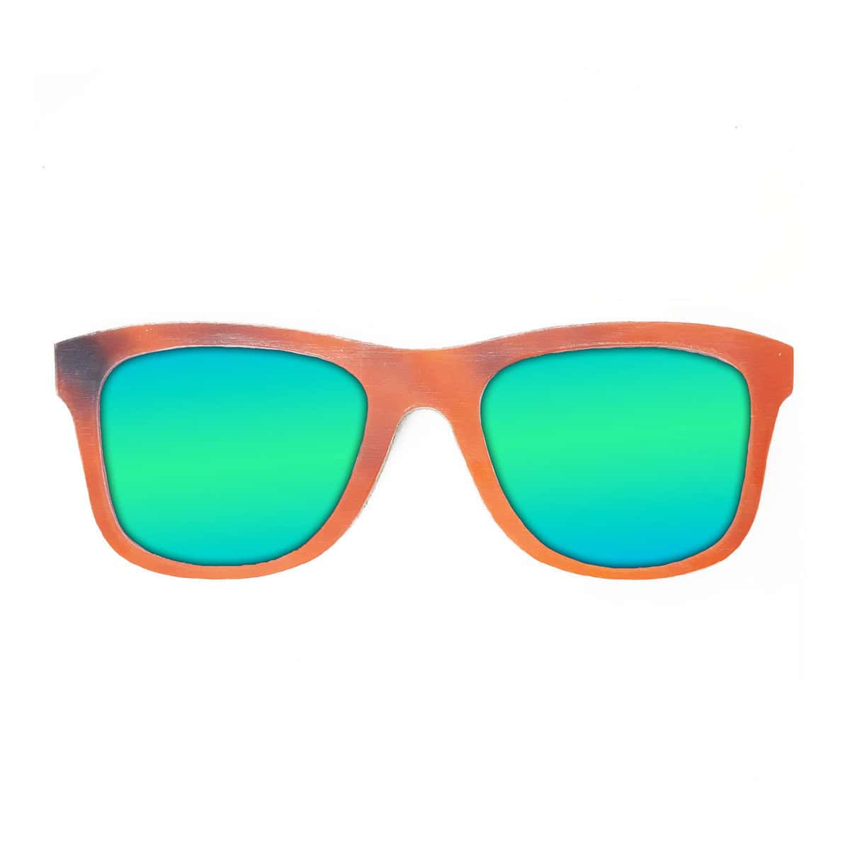 Wayfarer Style Recycled Wooden Snowboard Glasses (Large) - Image 3