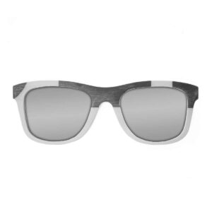 Wayfarer Style Recycled Wooden Snowboard Glasses (Large) - Image 3