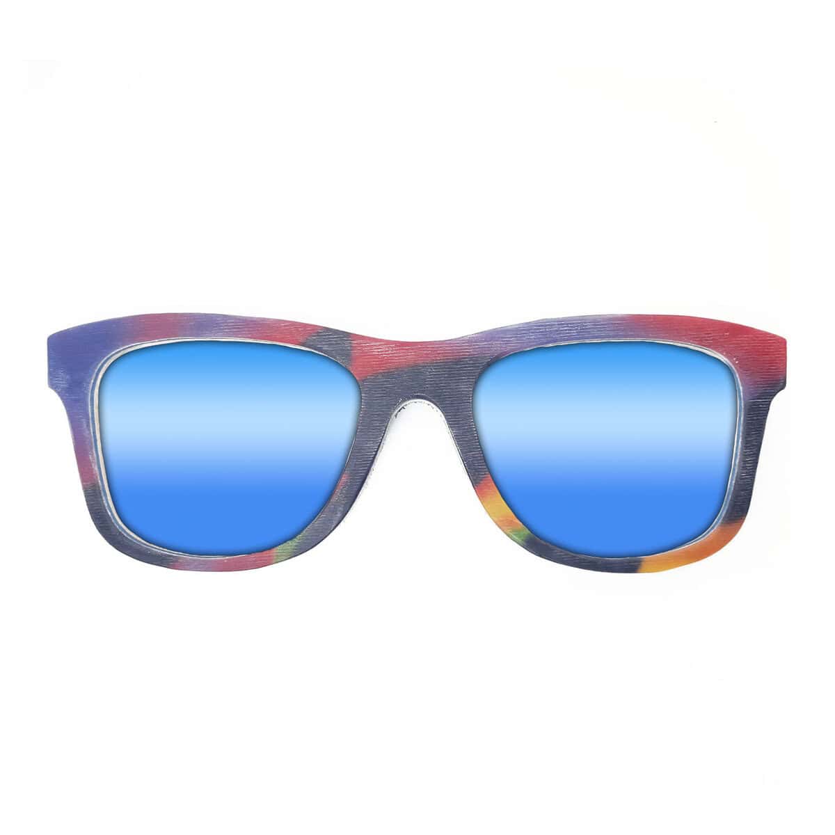 Wayfarer Style Recycled Wooden Snowboard Glasses (Large) - Image 4