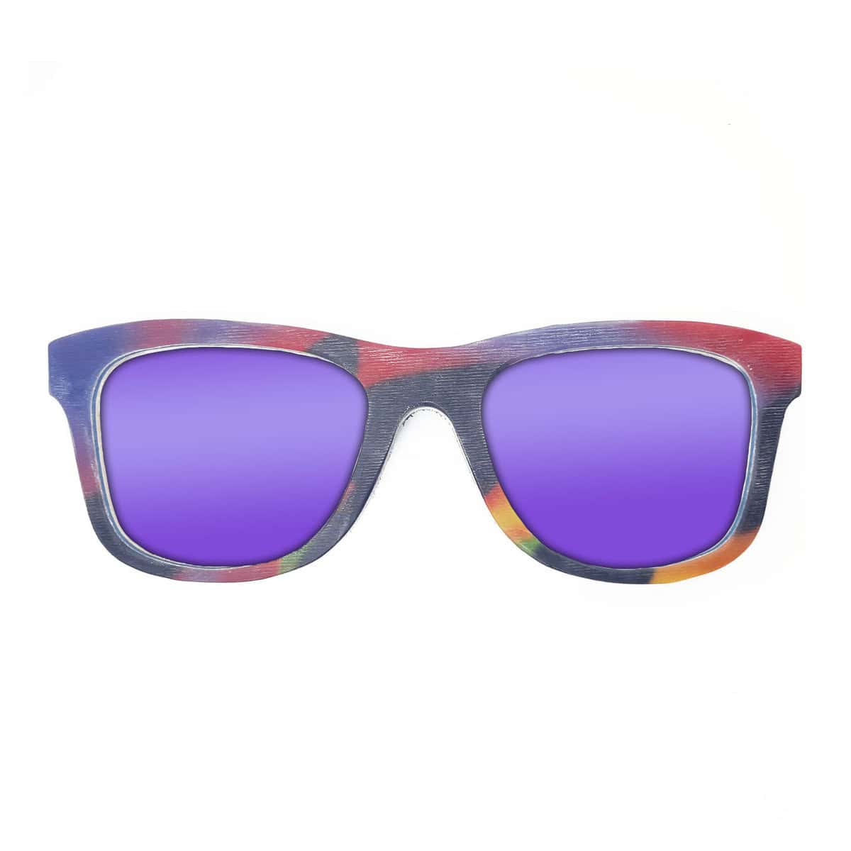 Wayfarer Style Recycled Wooden Snowboard Glasses (Large) - Image 3