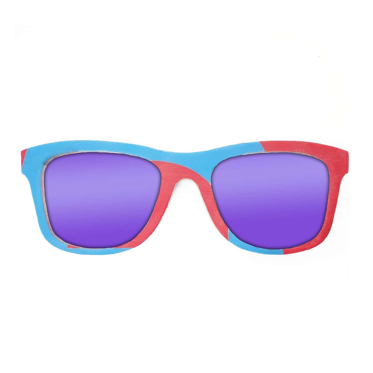 Wayfarer Style Recycled Wooden Snowboard Glasses (Large) - Image 4