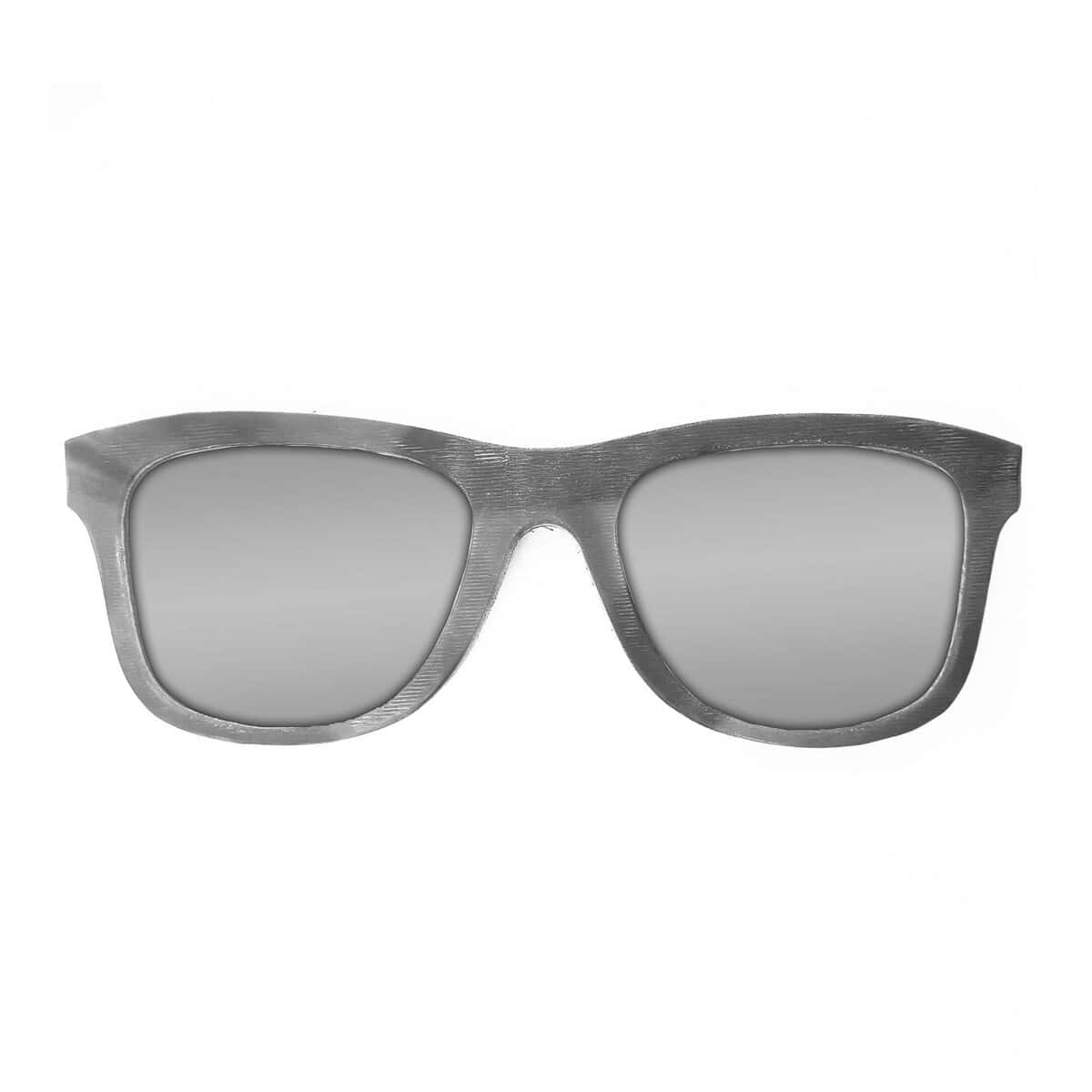 Wayfarer Style Recycled Wooden Snowboard Glasses (Large) - Image 1