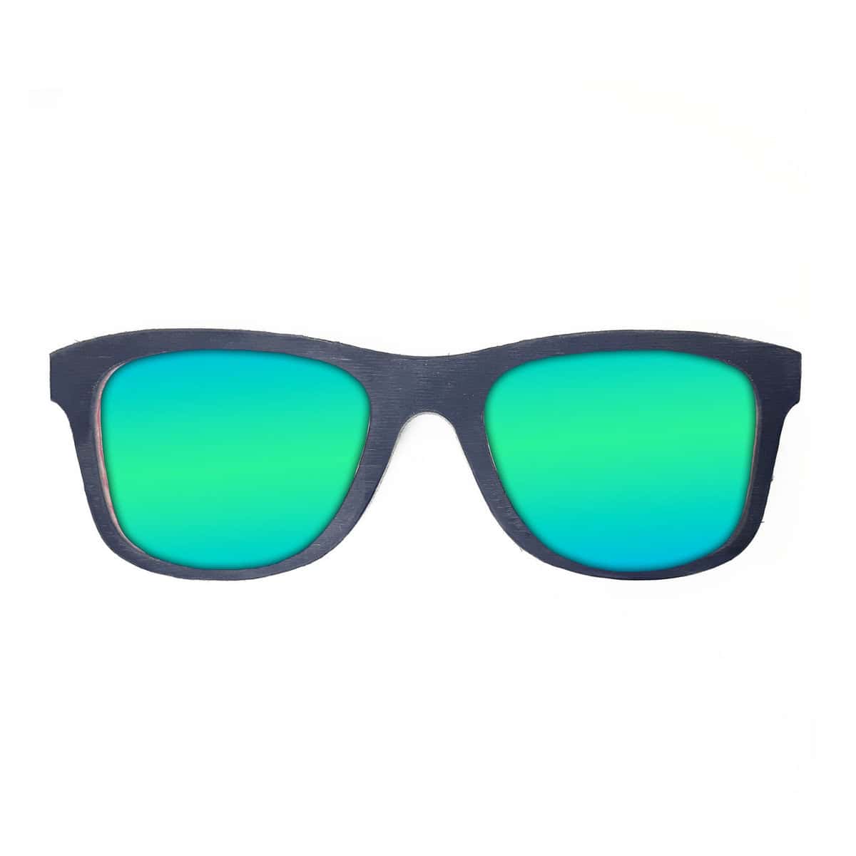 Wayfarer Style Recycled Wooden Snowboard Glasses (Large) - Image 2