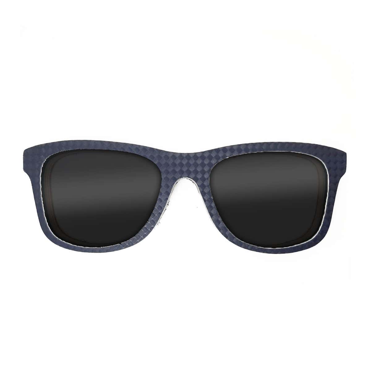 Wayfarer Style Recycled Wooden Snowboard Glasses - Image 1