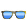 Wayfarer Style Recycled Wooden Skateboard Glasses (Small)