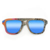 Aviator Style Recycled Wooden Skateboard Glasses