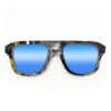 Aviator Style Recycled Wooden Skateboard Glasses