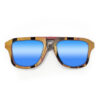 Aviator Style Recycled Wooden Skateboard Glasses