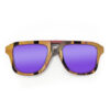 Aviator Style Recycled Wooden Skateboard Glasses