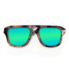 Aviator Style Recycled Wooden Skateboard Glasses