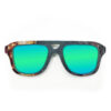 Aviator Style Recycled Wooden Skateboard Glasses