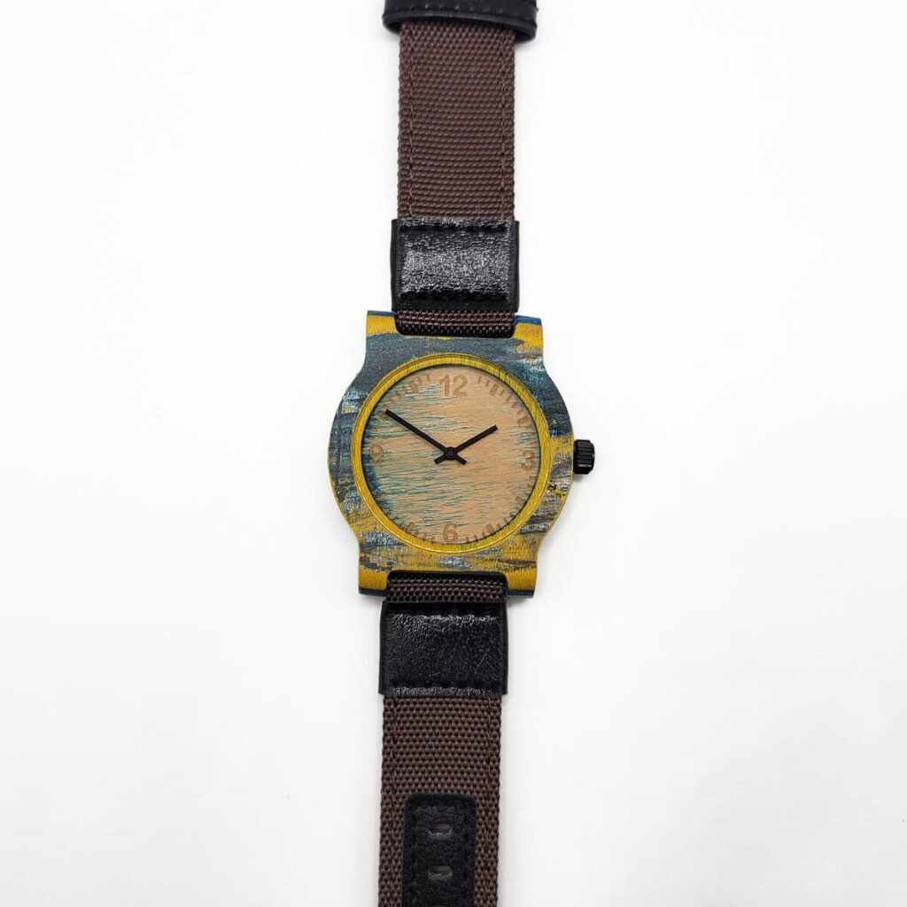 Recycled Wooden Skateboard Watch