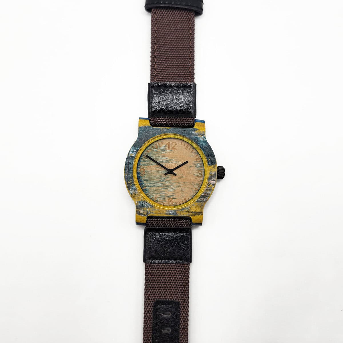 Recycled Wooden Skateboard Watch - Image 1