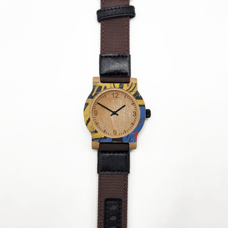 Recycled Wooden Skateboard Watch