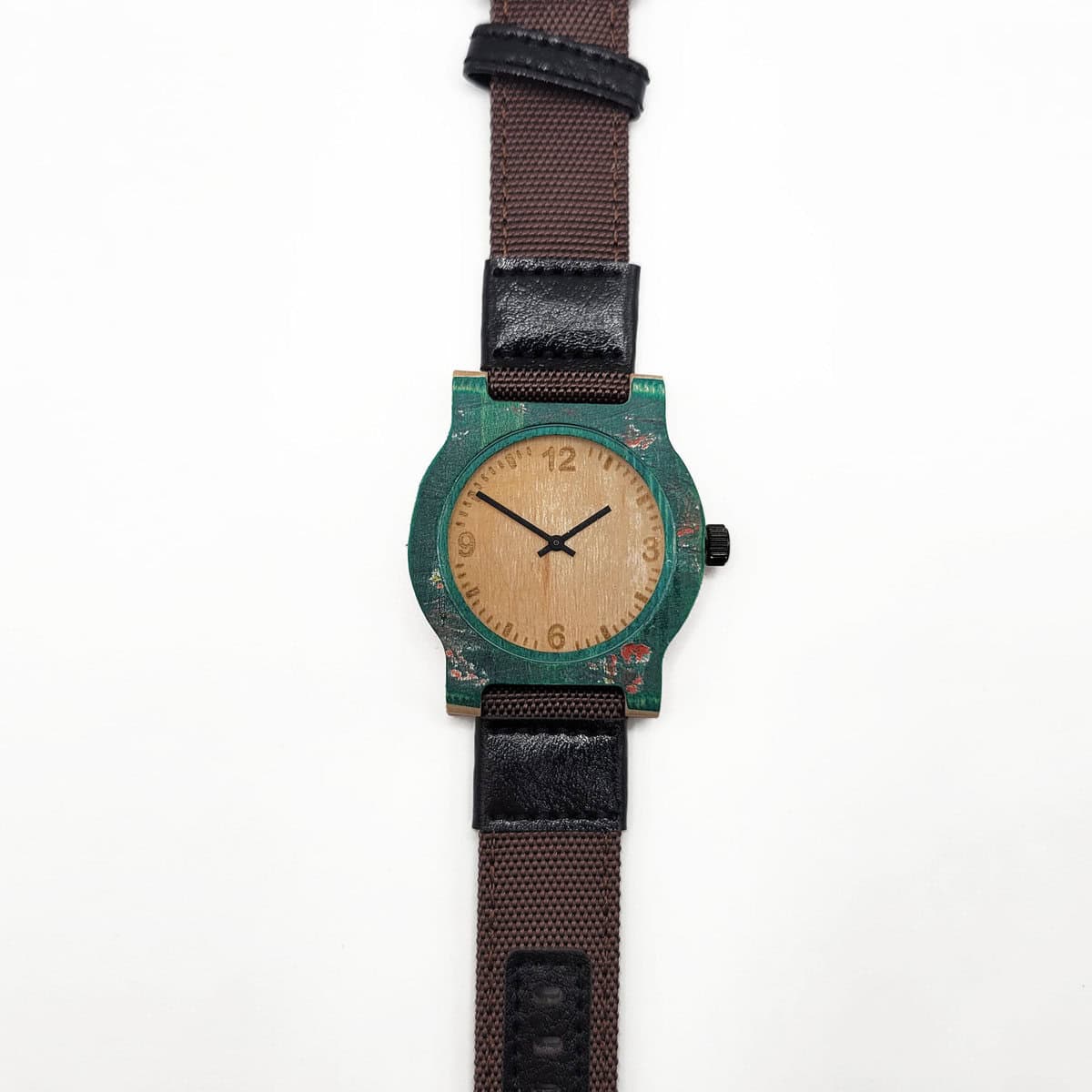 Recycled Wooden Skateboard Watch - Image 1