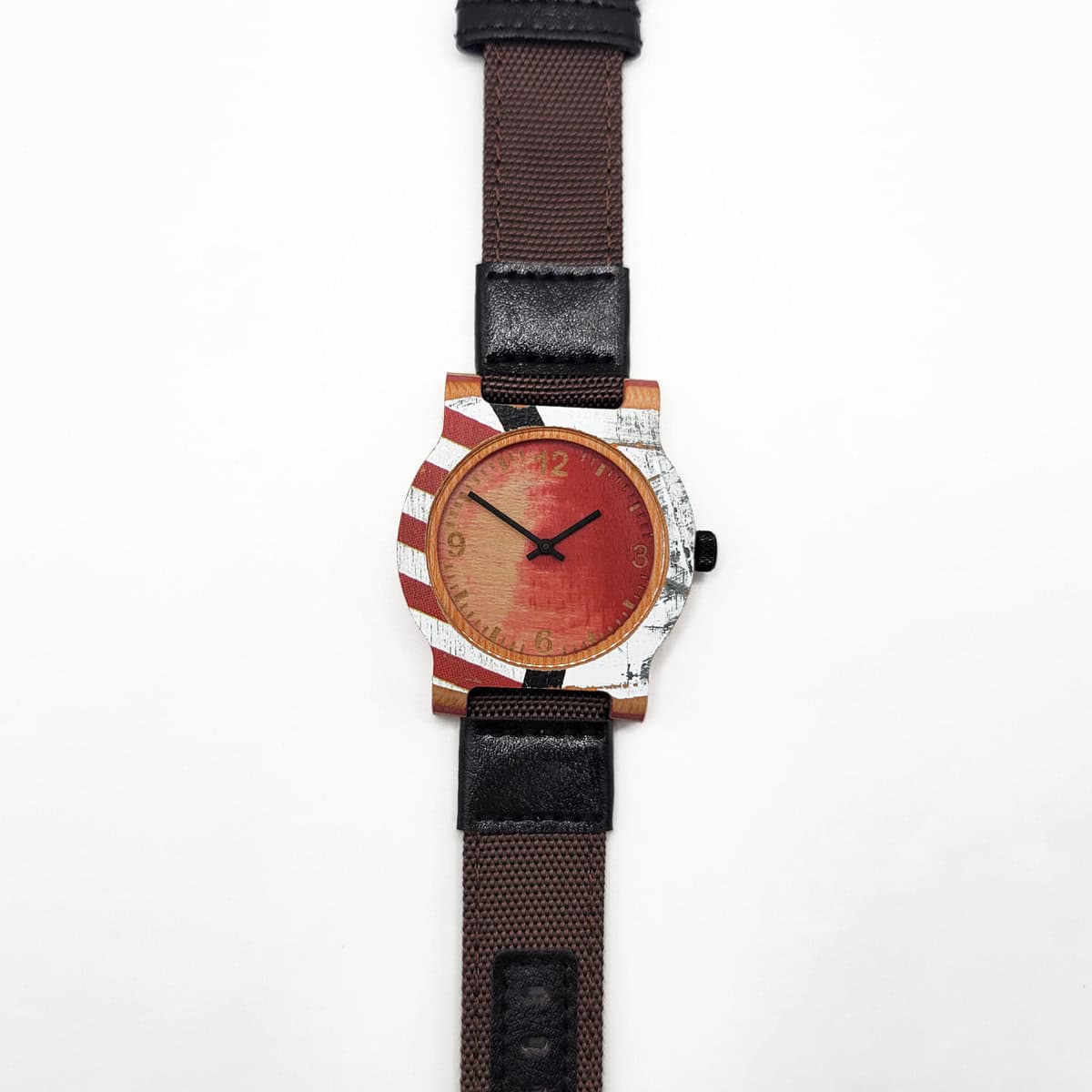 Recycled Wooden Skateboard Watch - Image 1