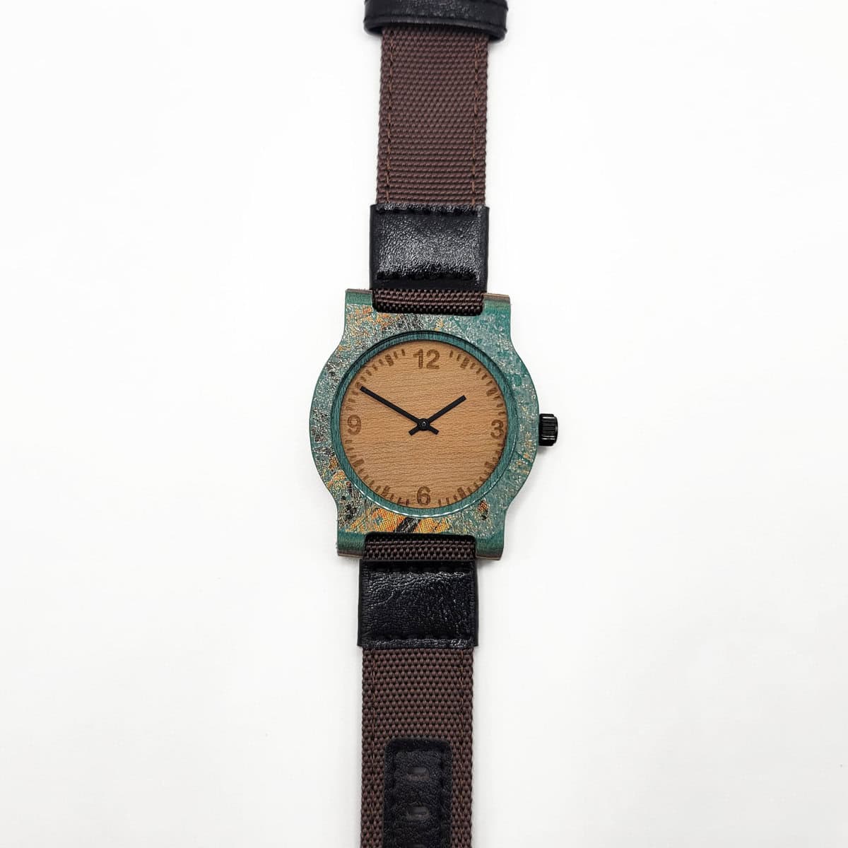 Recycled Wooden Skateboard Watch - Image 1