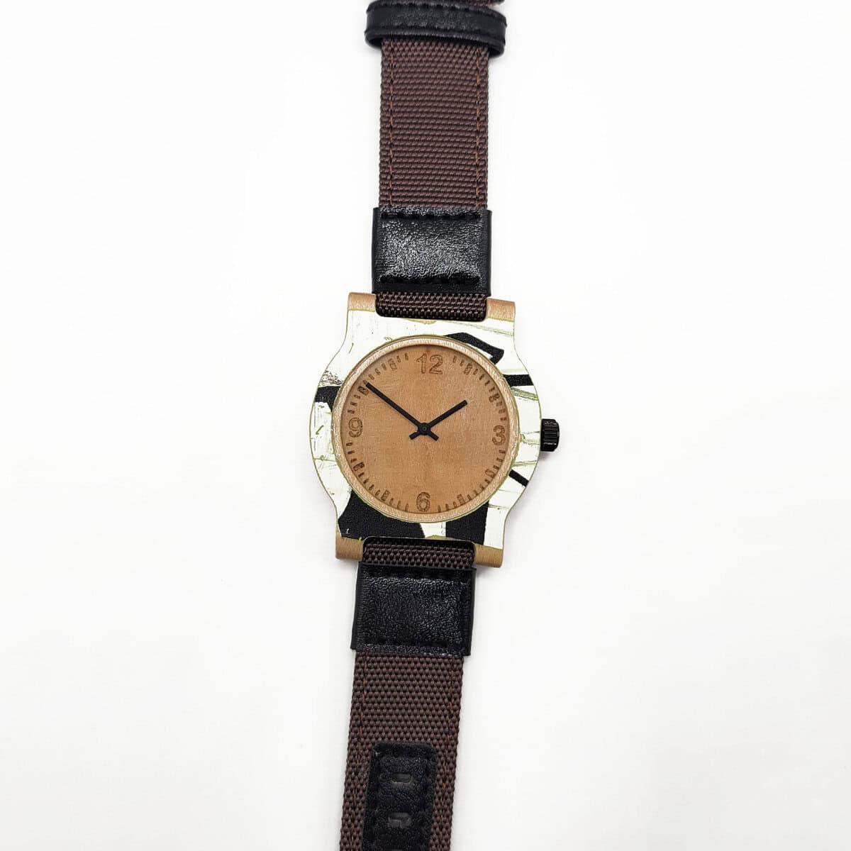 Recycled Wooden Skateboard Watch - Image 1