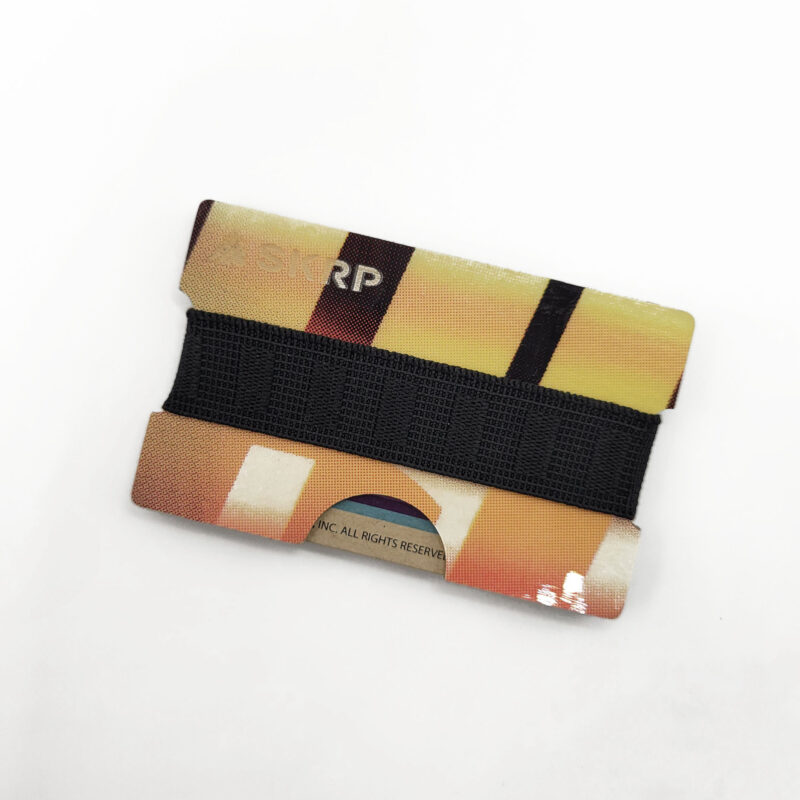 Slim Wallet from a Recycled Snowboard