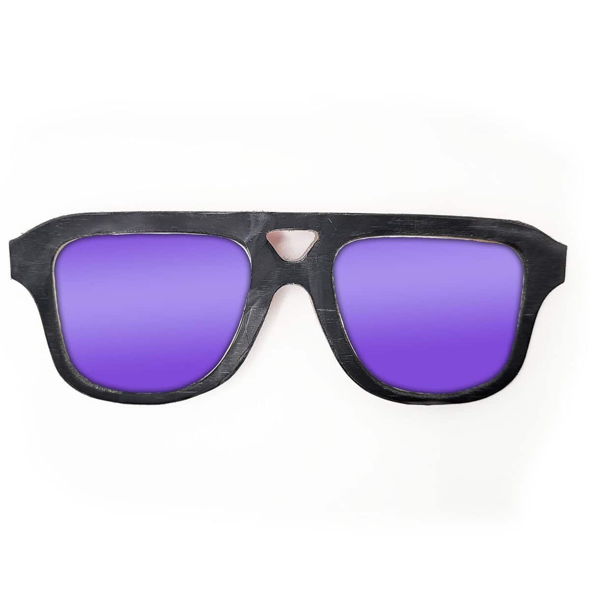 Aviator Style Recycled Wooden Snowboard Glasses - Image 4