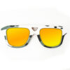 Aviator Style Recycled Wooden Snowboard Glasses