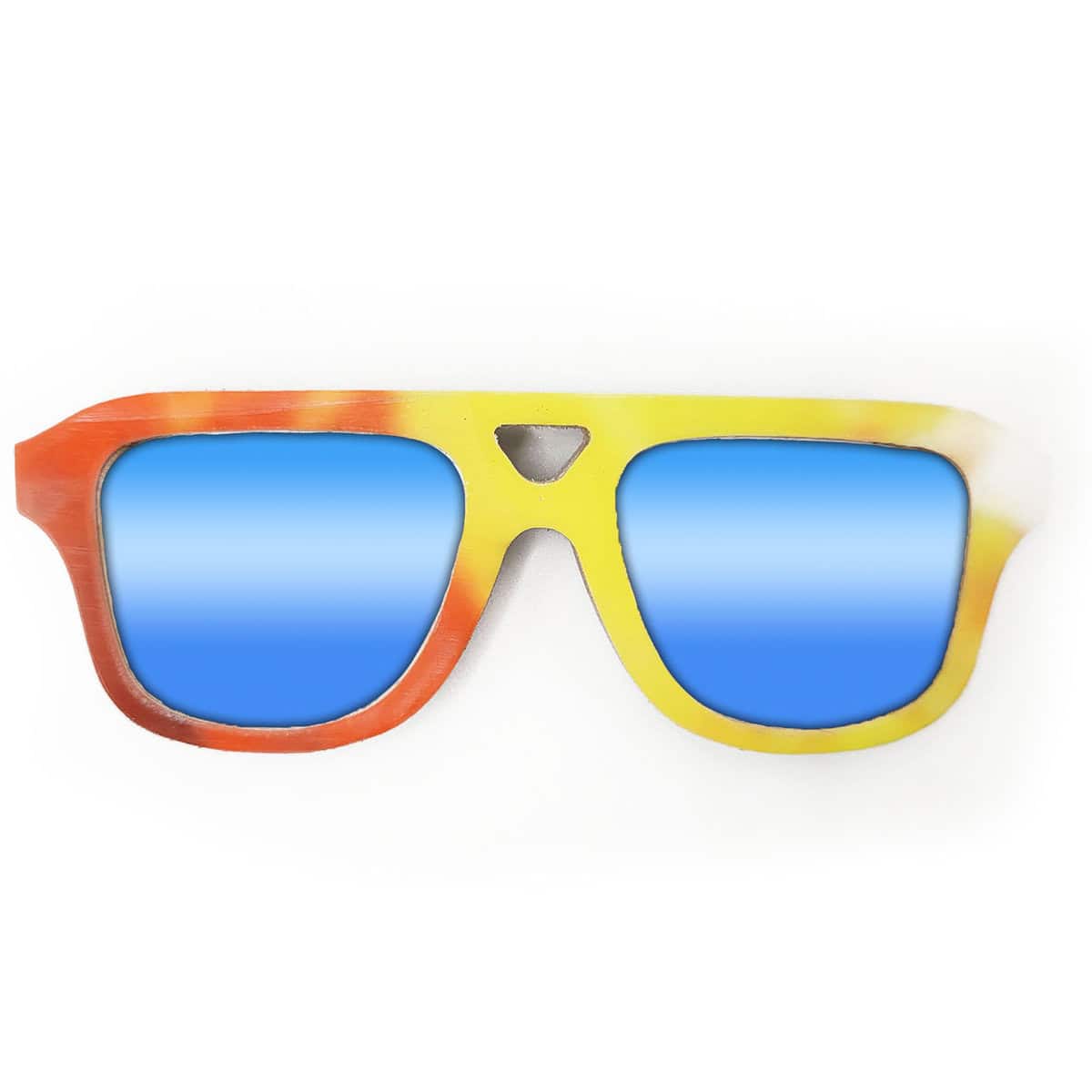 Aviator Style Recycled Wooden Snowboard Glasses - Image 5