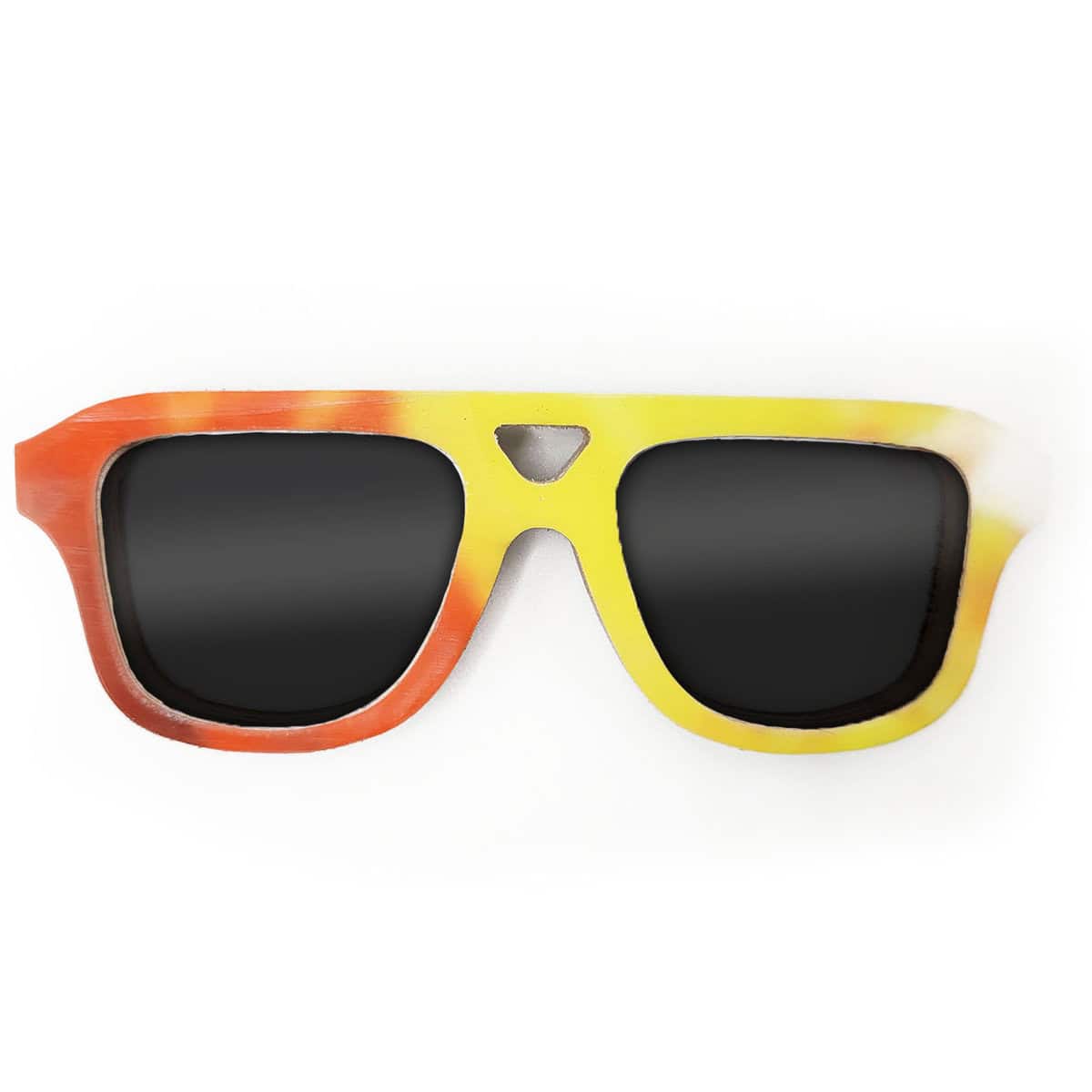 Aviator Style Recycled Wooden Snowboard Glasses - Image 1