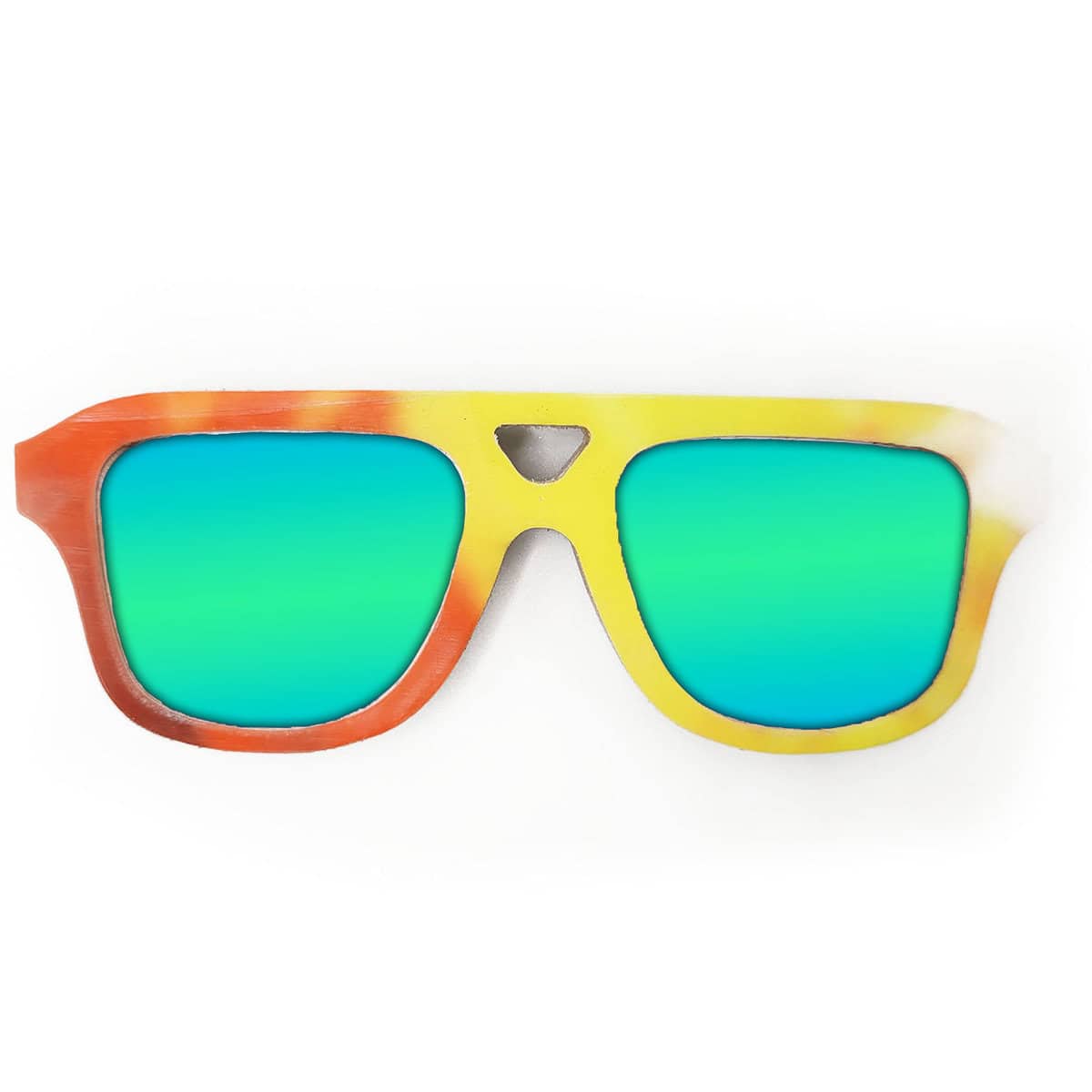 Aviator Style Recycled Wooden Snowboard Glasses - Image 3
