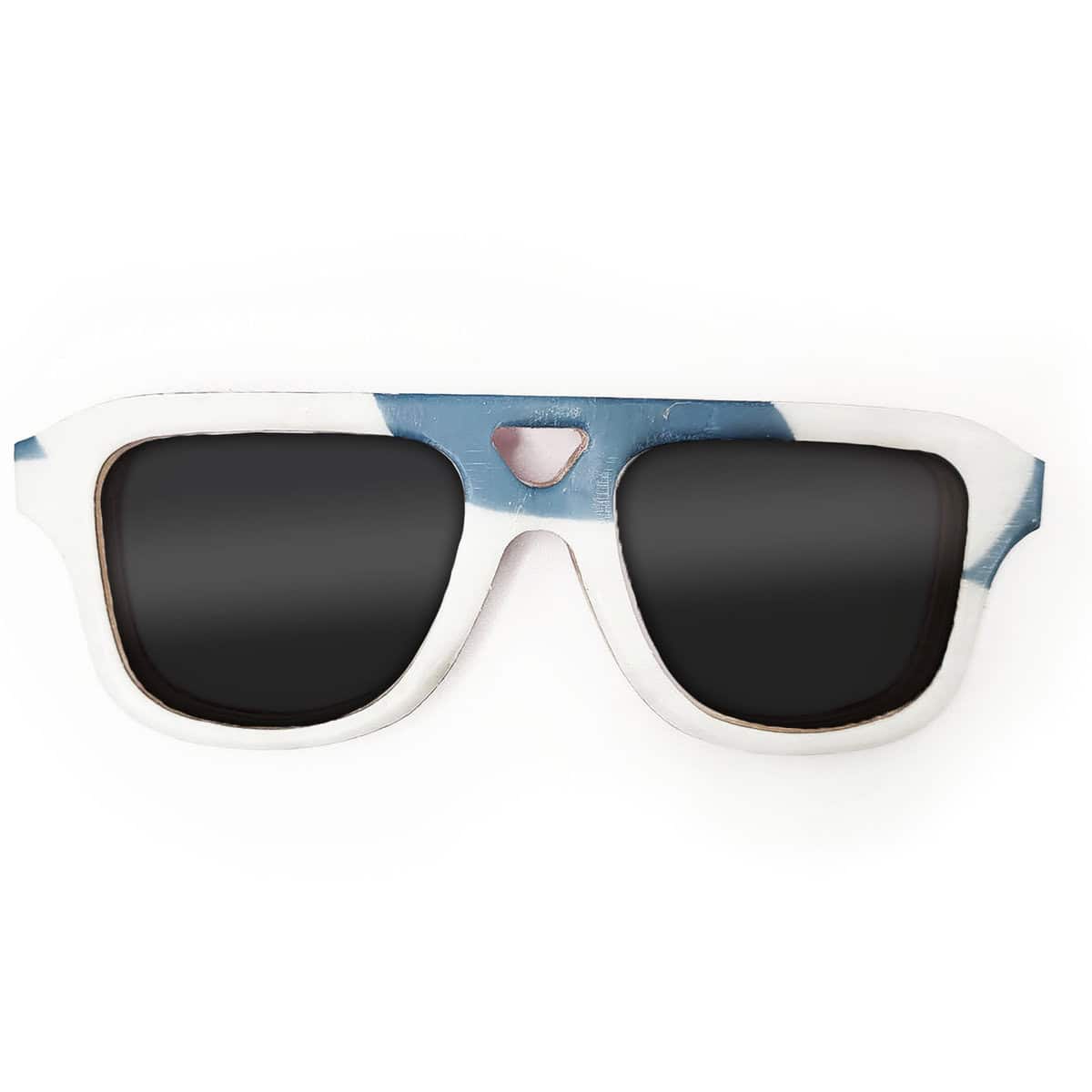 Aviator Style Recycled Wooden Snowboard Glasses - Image 1