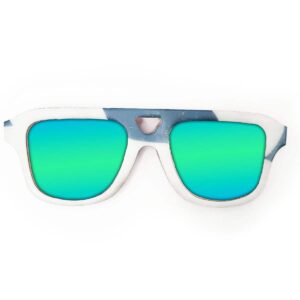 Aviator Style Recycled Wooden Snowboard Glasses - Image 5