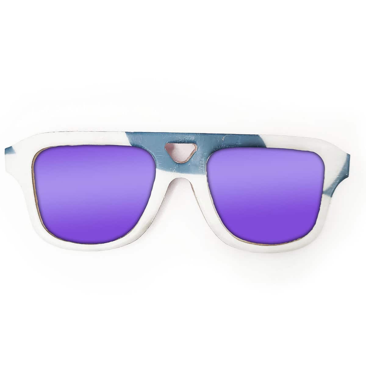 Aviator Style Recycled Wooden Snowboard Glasses - Image 3