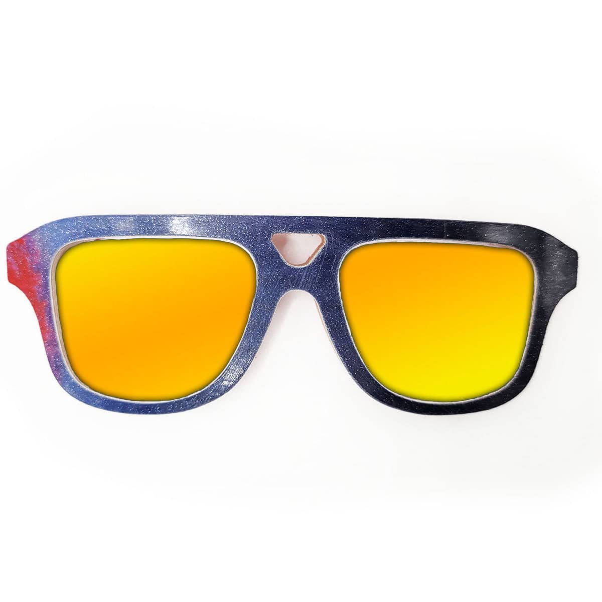 Aviator Style Recycled Wooden Snowboard Glasses - Image 4
