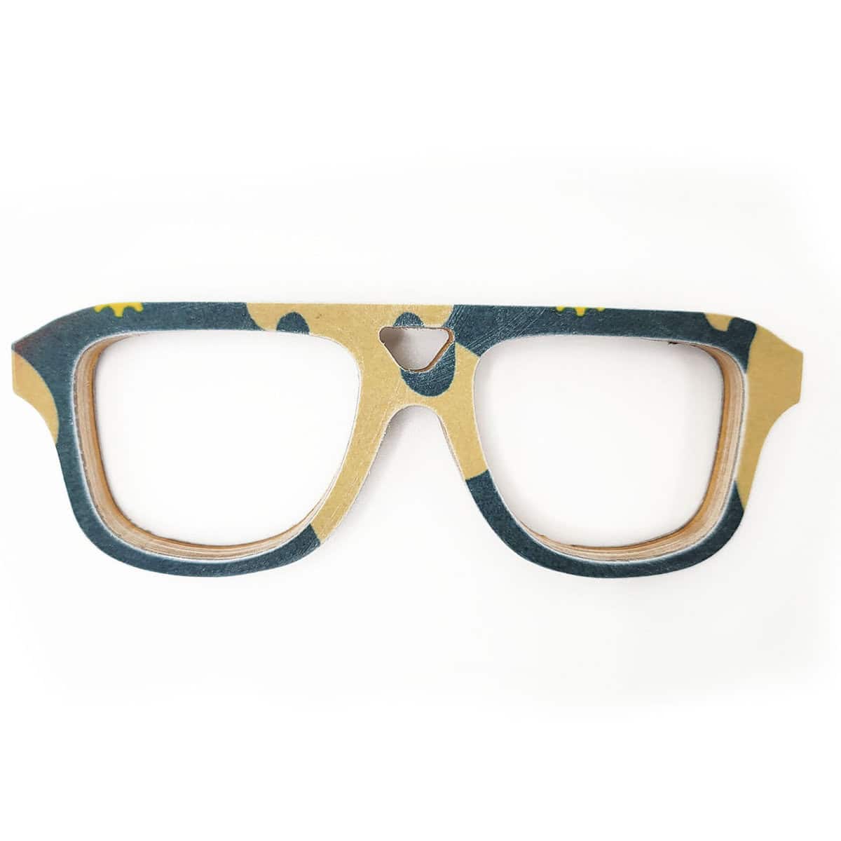 Aviator Style Recycled Wooden Snowboard Glasses - Image 6