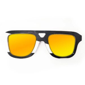Aviator Style Recycled Wooden Snowboard Glasses - Image 5