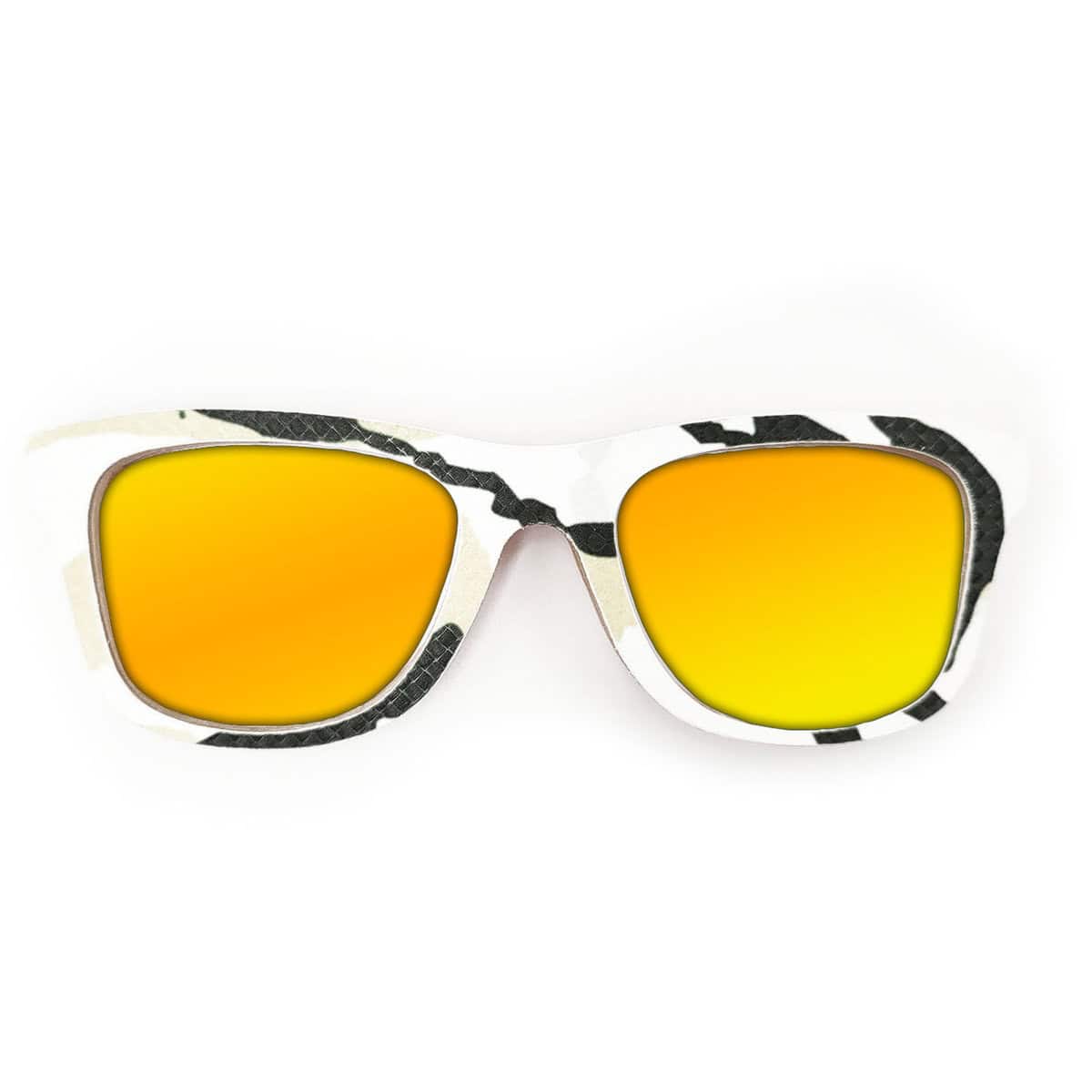 Wayfarer Style Recycled Wooden Snowboard Glasses (Large) - Image 2