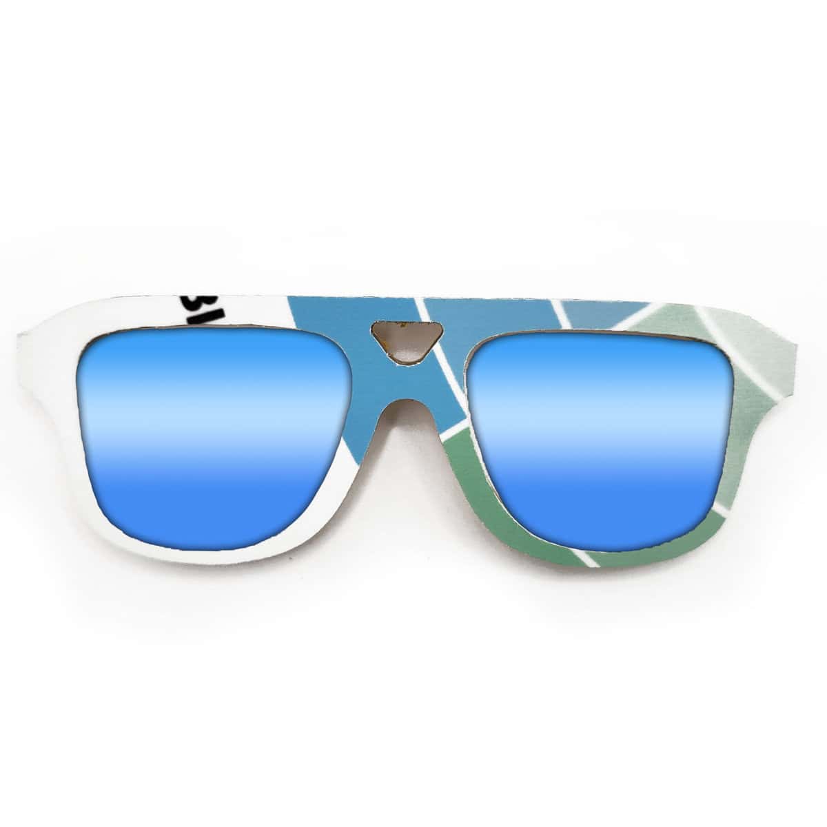 Aviator Style Recycled Wooden Snowboard Glasses - Image 5