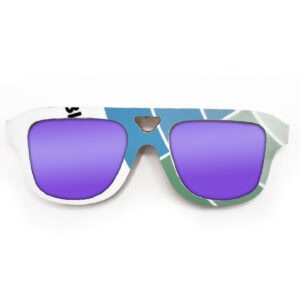 Aviator Style Recycled Wooden Snowboard Glasses