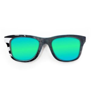 Wayfarer Style Recycled Wooden Skateboard Glasses (Large) - Image 3