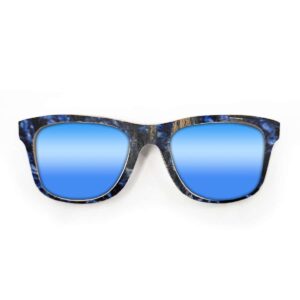 Wayfarer Style Recycled Wooden Skateboard Glasses - Image 4