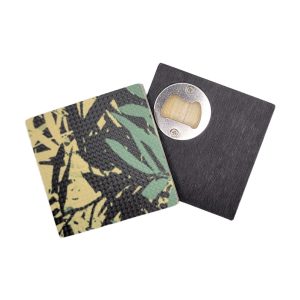 Snowboard Coasters (set of two w/ bottle opener)