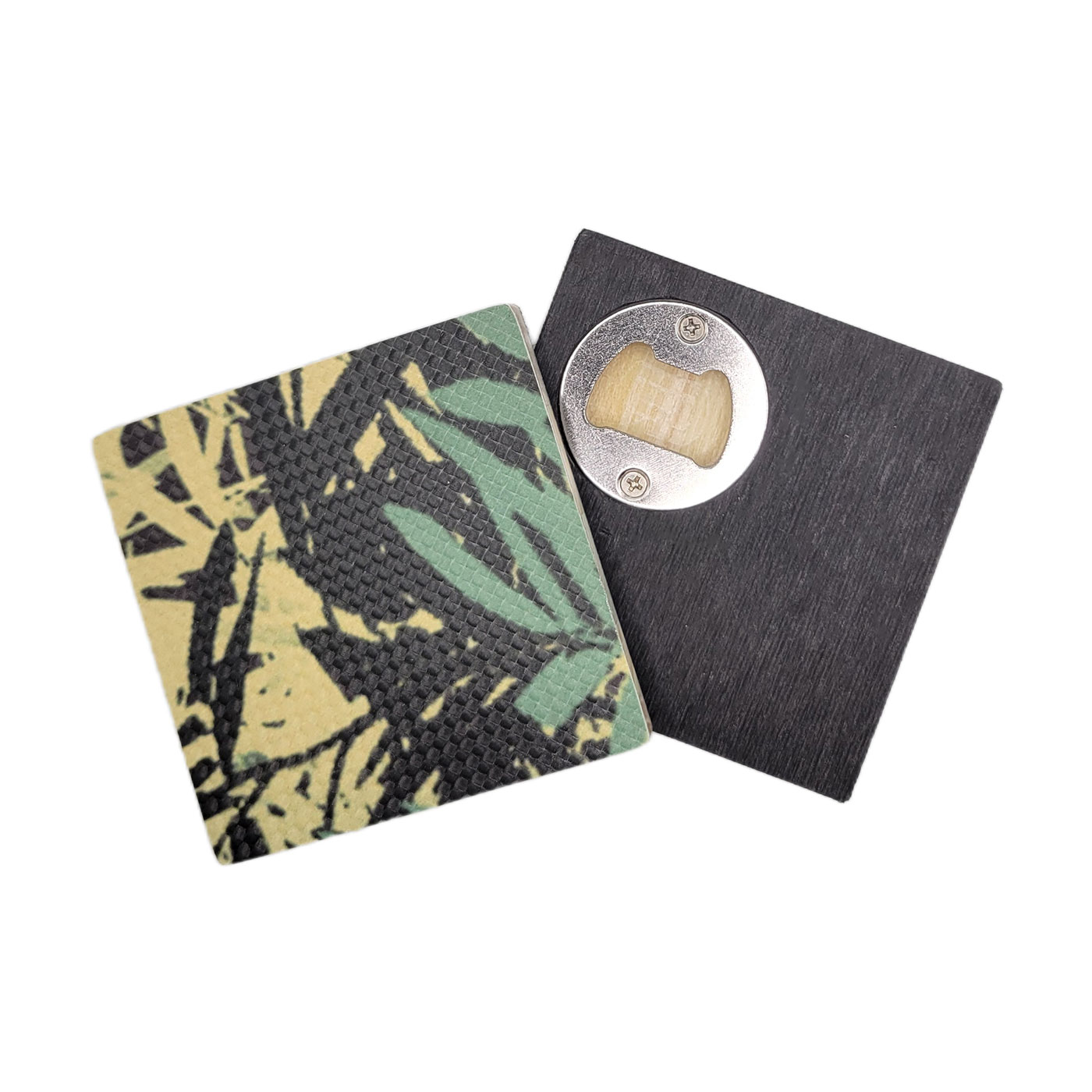 Snowboard Coasters (set of two w/ bottle opener) - Image 1