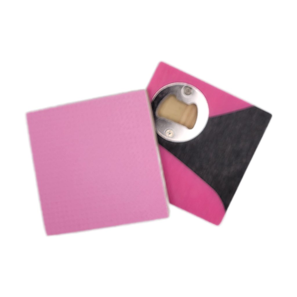 Snowboard Coasters (set of two w/ bottle opener)