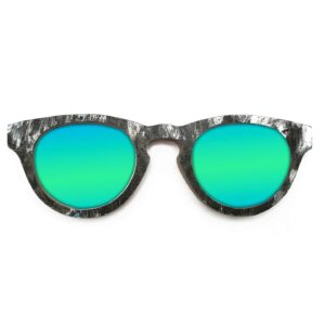 Cat Eye Style Recycled Wooden Skateboard Glasses