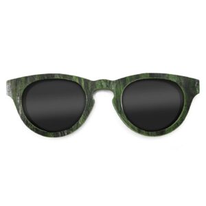 Cat Eye Style Recycled Wooden Skateboard Glasses