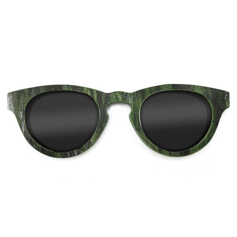 Cat Eye Style Recycled Wooden Skateboard Glasses