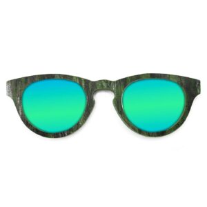 Cat Eye Style Recycled Wooden Skateboard Glasses