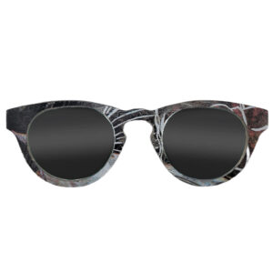 Cat Eye Style Recycled Wooden Skateboard Glasses