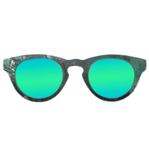 Cat Eye Style Recycled Wooden Skateboard Glasses