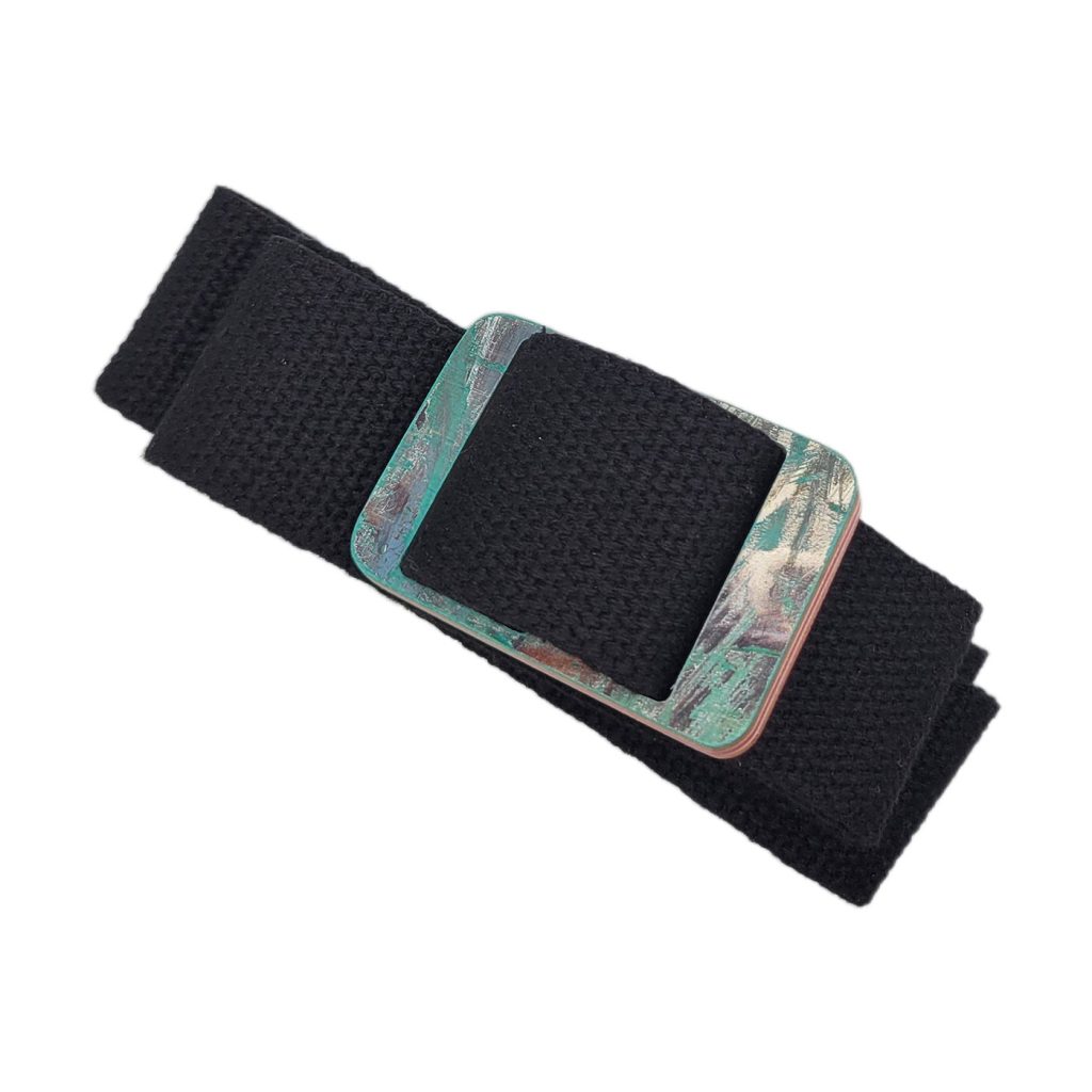 Belt w/ Recycled Skateboard Buckle