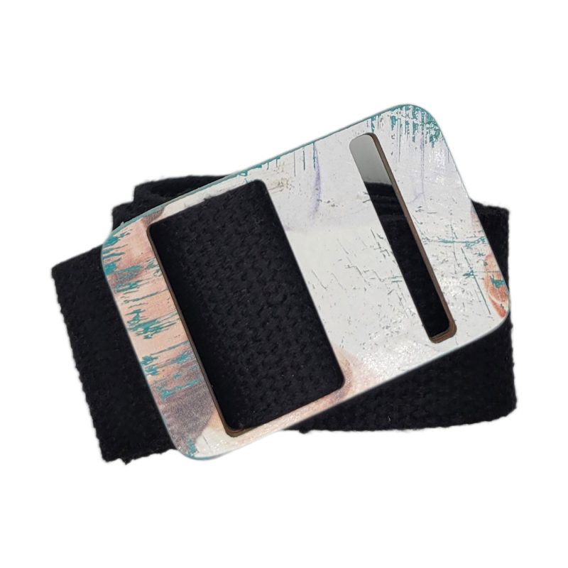Belt w/ Recycled Skateboard Buckle - Image 2